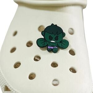 Croc Jibbitz | Incredible Hulk Marvel Avengers Shoe Charm | Cute Chibi Design